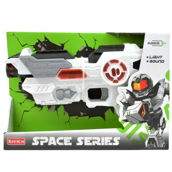 Space Series: Vesmírna zbraň s podporou, svetlom a zvukom 25cm obrázok 5