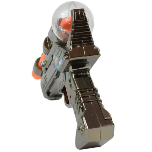 Space Warior: Metalická elektrická vesmírna zbraň so svetlom a zvukom 24cm obrázok 2