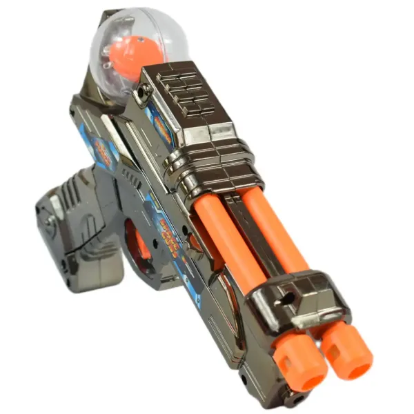 Space Warior: Metalická elektrická vesmírna zbraň so svetlom a zvukom 24cm obrázok 3