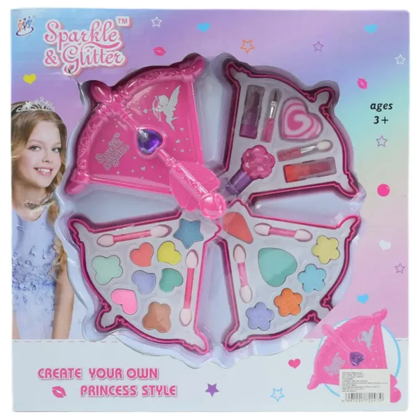 Sparkle & Glitter: Trojposchodový mejkap set v tvare šípu obrázok 7