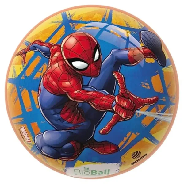 Spiderman gumená lopta 14 cm dve verzie obrázok 2