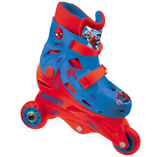 Spiderman jedno- alebo dvojradové nastaviteľné kolieskové korčule veľkosť 29-32 - Mondo Toys obrázok 2
