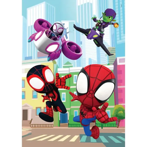 Spidey a jeho úžasní priatelia 60ks maxi supercolor puzzle - Clementoni obrázok 2