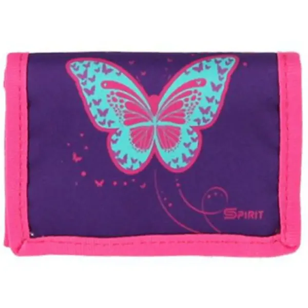 Spirit: Butterfly 3D školská taška s LED, batoh 5 dielny set obrázok 3