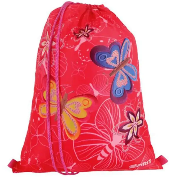 Spirit: Butterfly školská taška s LED, batoh - 5 dielny set obrázok 3