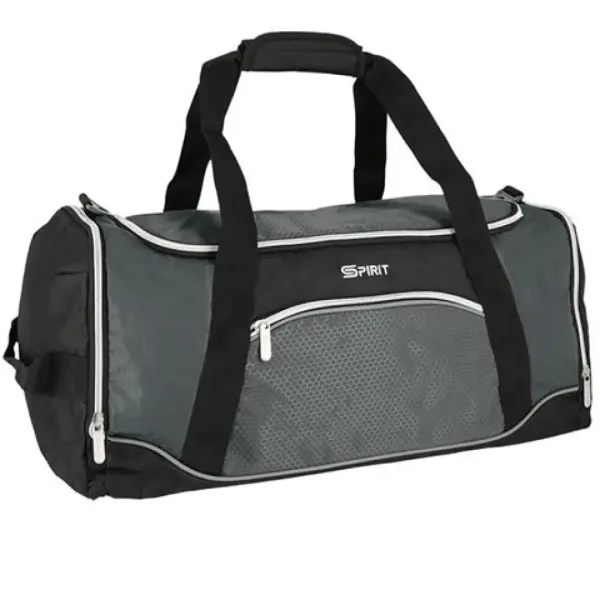 Spirit: Gym športov taška v čierno-sivej farbe 20x51x23cm obrázok 1