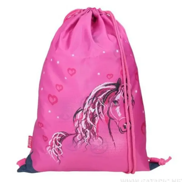 Spirit: Kone ergonomická školská taška s 3D vzorom a LED svetlom 5-dielny set 34x22x41cm obrázok 7