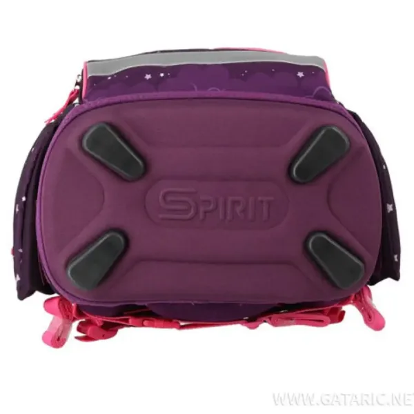 Spirit: Pegas fialová školská taška s doplnkami a LED svetlom, 5 dielny set obrázok 4