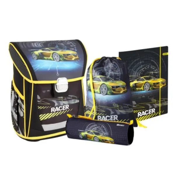 Spirit: Racer 4 dielny set Cool ergonomická školská taška obrázok 6