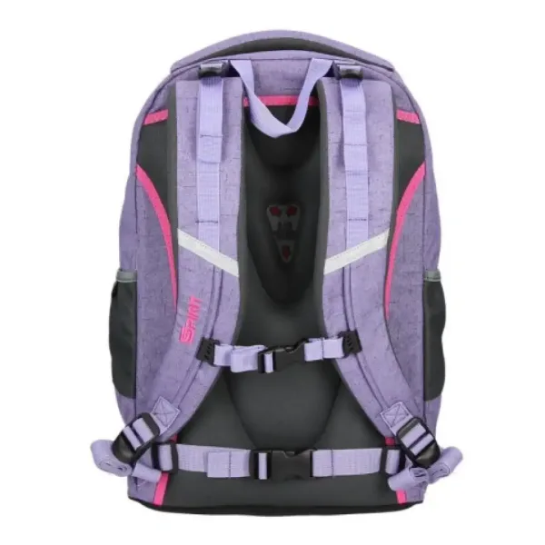 Spirit: Urban fialová ergonomická školská taška, batoh obrázok 4