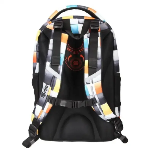 Spirit: Urban Kockovaný ergonomický batoh, školská taška 46x33x22cm obrázok 4