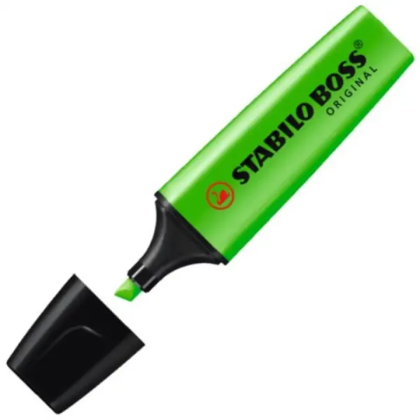 Stabilo: BOSS Original zvýrazňovač v zelenej farbe 2-5mm obrázok 2