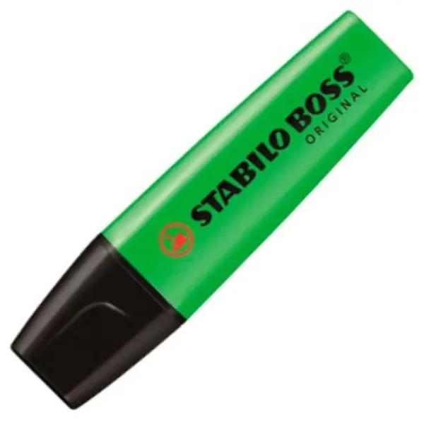 Stabilo: BOSS Original zvýrazňovač v zelenej farbe 2-5mm obrázok 1