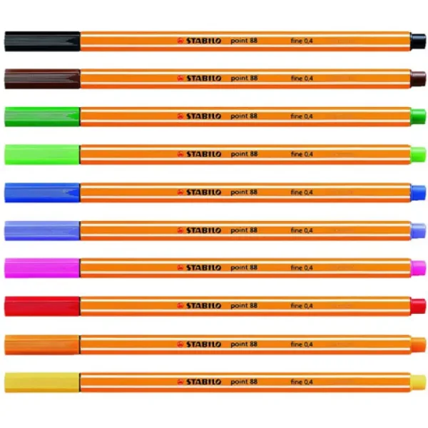 Stabilo: Point 88 liner set 10ks obrázok 2