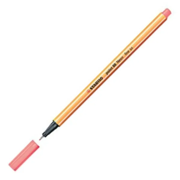 Stabilo: Point 88 neónovo-červená fixka 0,4mm obrázok 2