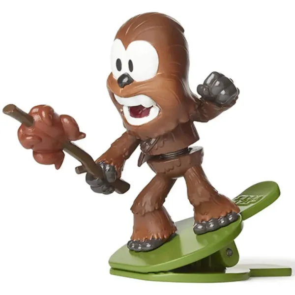 Star Wars Battle Bobblers Porgs vs Chewie figúrka na štipci - Hasbro obrázok 3