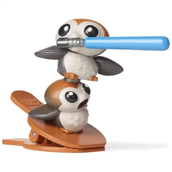Star Wars Battle Bobblers Porgs vs Chewie figúrka na štipci - Hasbro obrázok 4