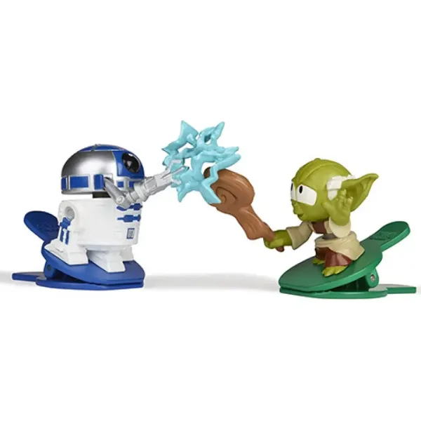 Star Wars Battle Bobblers R2-D2 vs Yoda štipcová figúrka - Hasbro obrázok 2