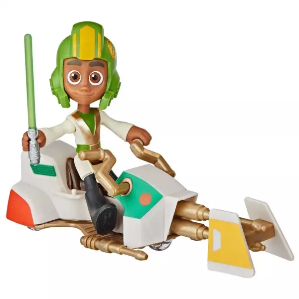 Star Wars: Dobrodružstvá malých Jediov - Kai Brightstar figúrka so záprahom 7,5cm - Hasbro obrázok 4