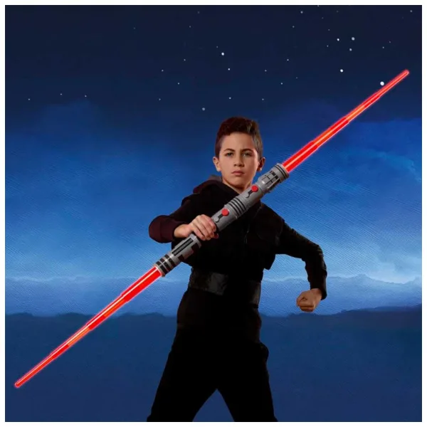 Star Wars Double-Bladed Lightsaber: Darth Maul rozkladací elektronický svetelný meč - Hasbro obrázok 3