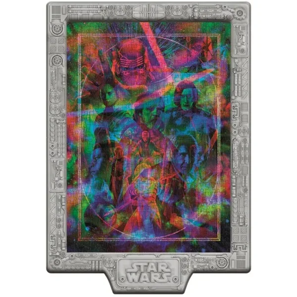 Star Wars Metamorfný epizóda VII-VIII-IX 520-dieliková skladačka s rámom a RGB LED osvetlením - Clementoni obrázok 3