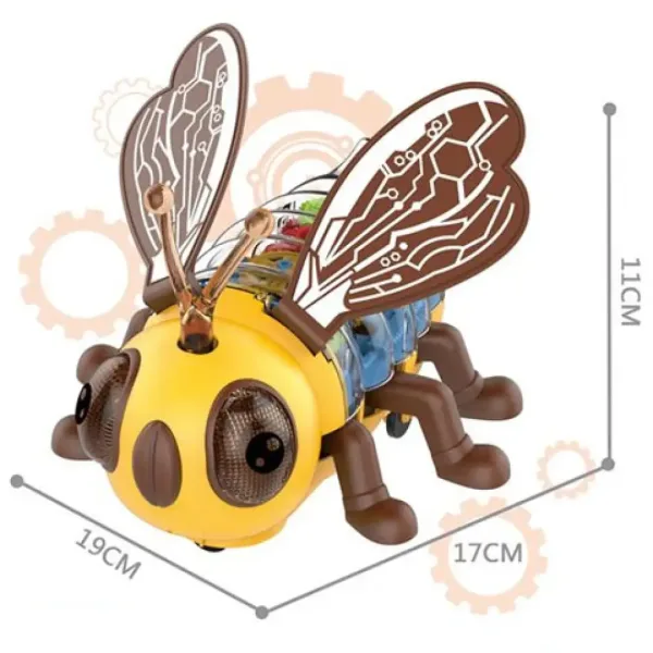 Šťastná včela Bee so svetlom a funkciou pohybu 17cm obrázok 2