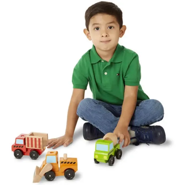 Stavba, drevené vozidlá - Melissa & Doug obrázok 3