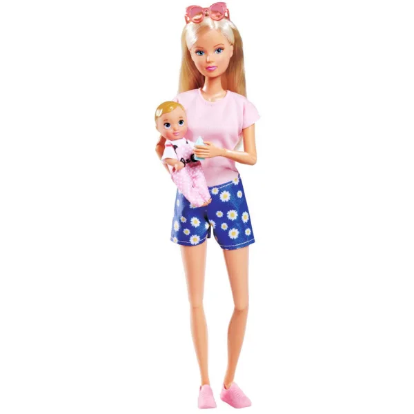 Steffi Love: Cyklistka Steffi bábika s detským prívesom - Simba Toys obrázok 4