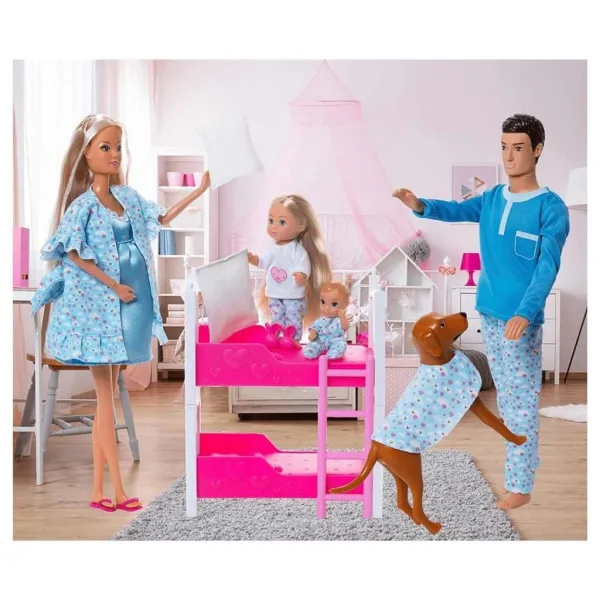 Steffi Love – Párty s pyžamom rodinná hračka sada - Simba Toys obrázok 2