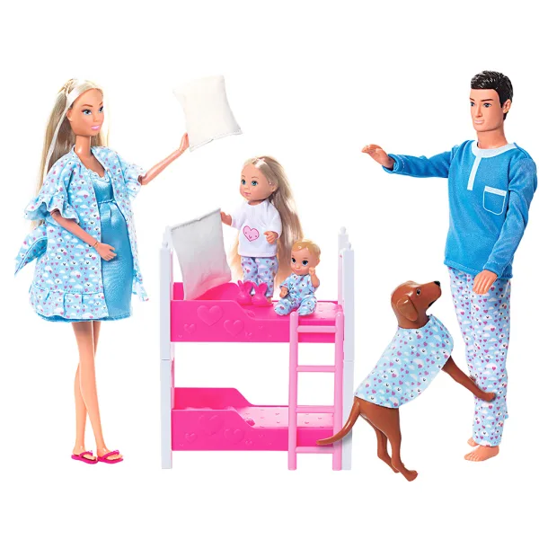 Steffi Love – Párty s pyžamom rodinná hračka sada - Simba Toys obrázok 3