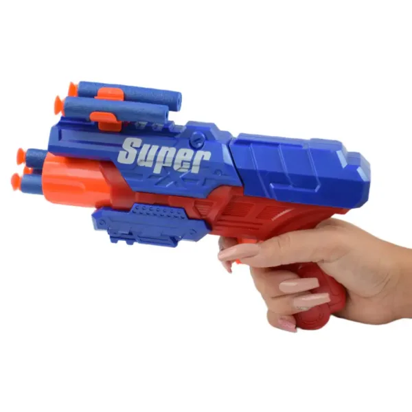 Super Gun: Zbraň so špongiovými nábojmi s 12 metrovým dostrelom 23x13cm obrázok 5