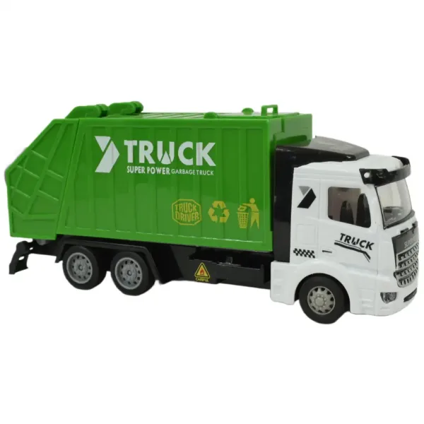 Super Truck: Kontajnerové smetiarske auto so zotrvačníkom 20cm obrázok 3