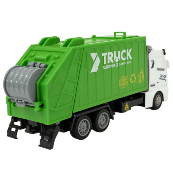Super Truck: Kontajnerové smetiarske auto so zotrvačníkom 20cm obrázok 4
