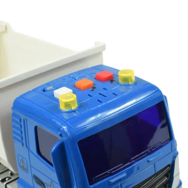 Super Truck: Modré nákladné auto so zotrvačníkom 23cm obrázok 5
