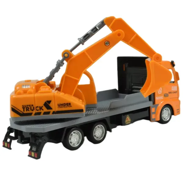 Super Truck: Nákladné auto s drapákom a zotrvačníkom 19cm obrázok 3