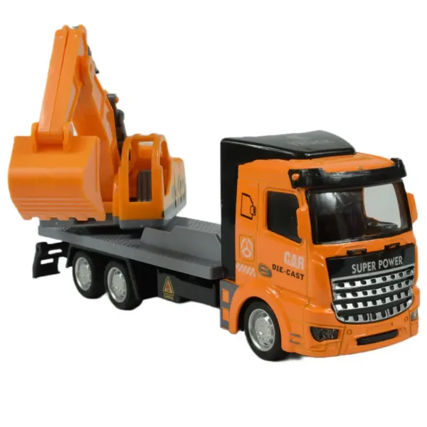 Super Truck: Nákladné auto s drapákom a zotrvačníkom 19cm obrázok 4