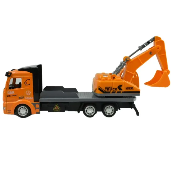 Super Truck: Nákladné auto s drapákom a zotrvačníkom 19cm obrázok 5