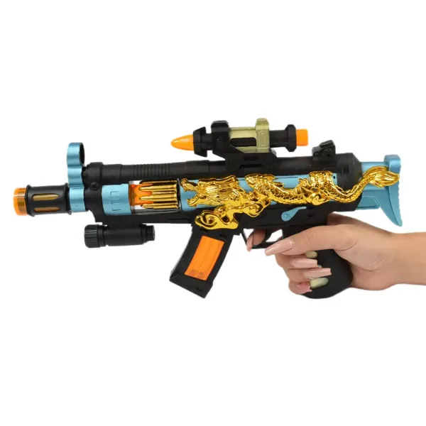 Super Weapons: Guľomet s dračím vzorom, svetlom a zvukom 33cm obrázok 4