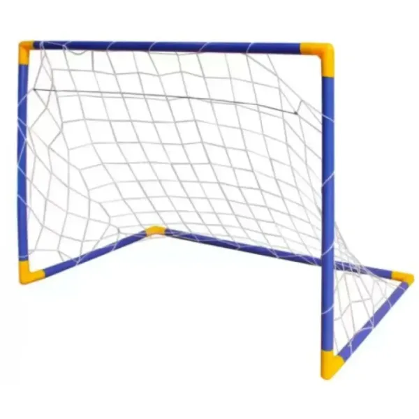 Súprava sieťovej futbalovej bránky s loptou a pumpou obrázok 2