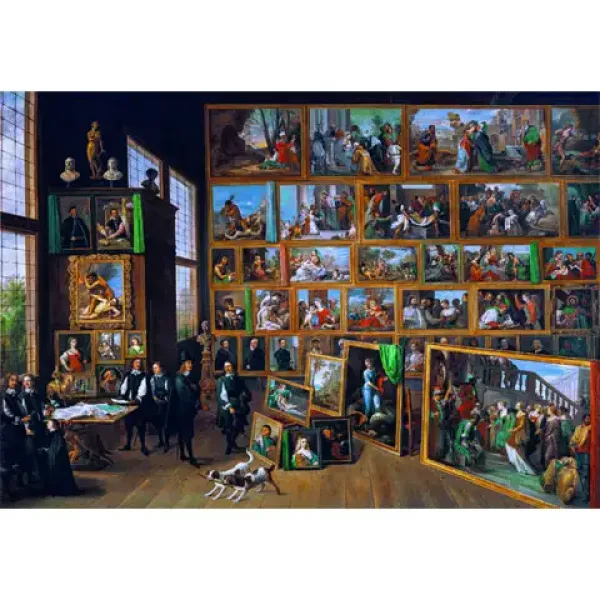 Teniers: Umelecká zbierka arcivojvodu Leopolda Múzeum HQC puzzle 2000 ks - Clementoni obrázok 2