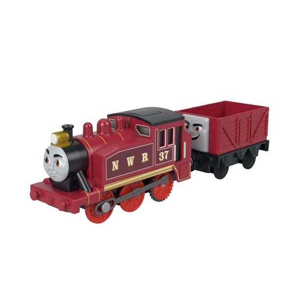 Thomas a priatelia: Motorizovaná lokomotíva - Rosie & Problémový nákladný voz - Mattel obrázok 2