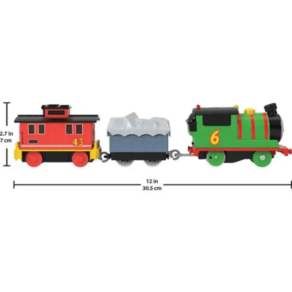 Thomas a priatelia: Motorizovaný hrací set Percy - Mattel obrázok 3
