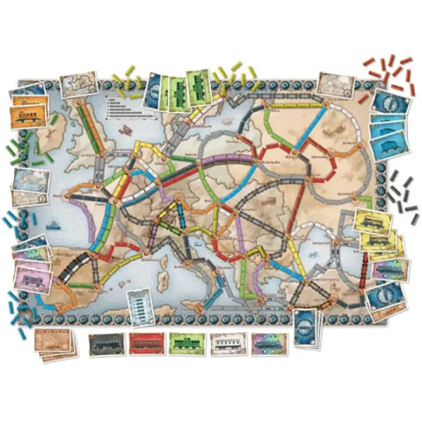 Ticket to Ride Európa stolná hra obrázok 3