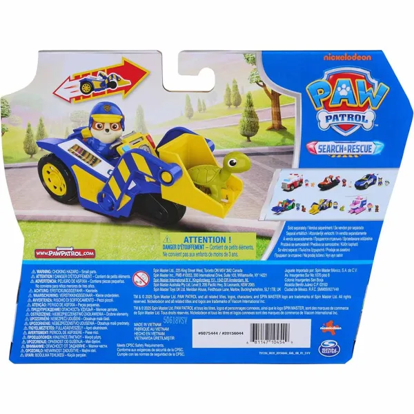 Paw Patrol: Hľadanie a záchrana ťahací Rubble vozidla s figúrkou - Spin Master obrázok 2