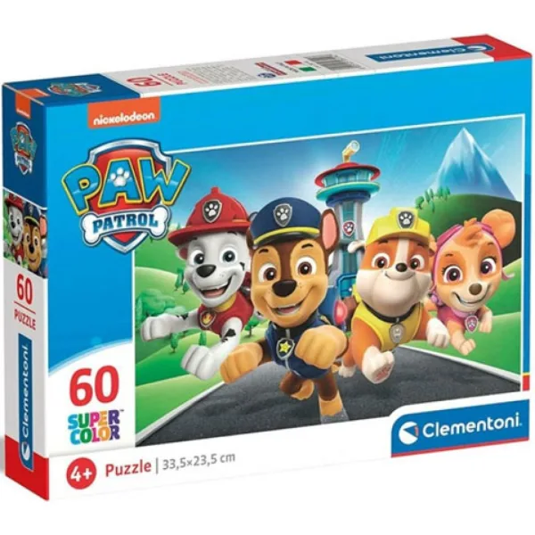 Tlapková Patrola Supercolor puzzle 60ks - Clementoni obrázok 1