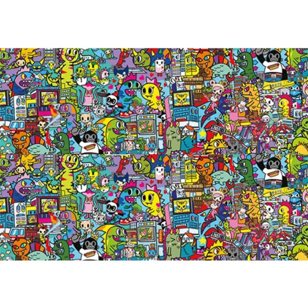 Tokidoki 1000 dielne panoráma puzzle - Clementoni obrázok 2