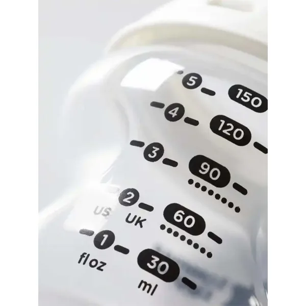 Tommee Tippee: Closer To Nature priehľadná fľaša na mlieko 150ml (0 mesiac+) obrázok 3