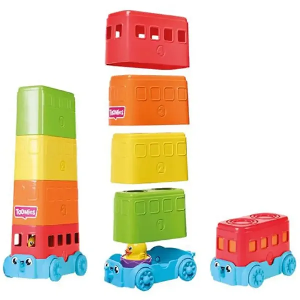 Tomy: Toomies - vajíčka, poschodový autobus, hrací set obrázok 3