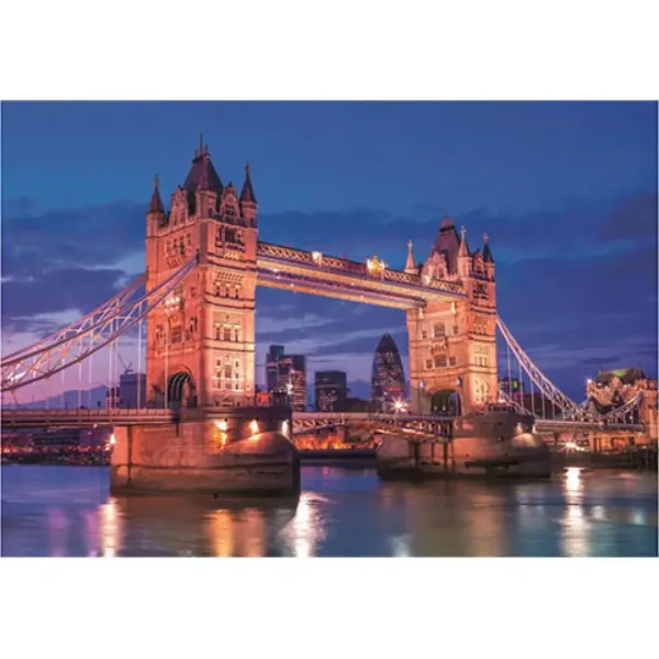 Tower Bridge, Londýn HQC puzzle 1000ks - Clementoni obrázok 2