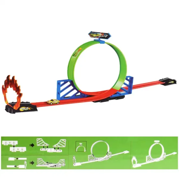 Track Racing pretekárska dráha s 360°-ovou super slučkou a autíčkom obrázok 3